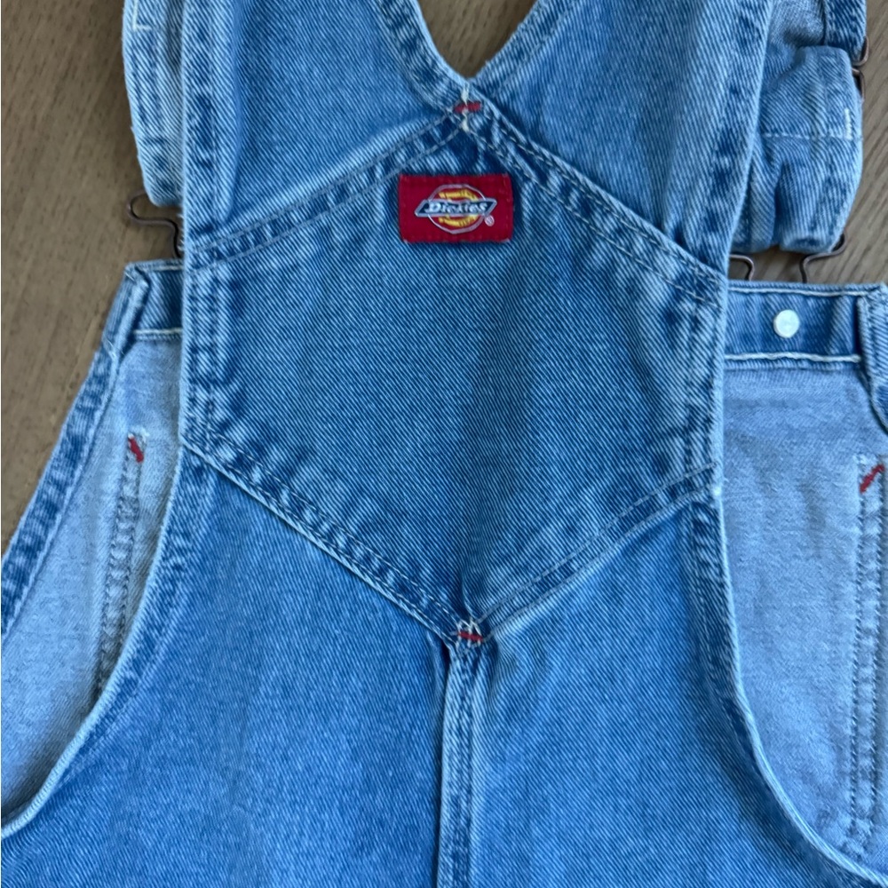 Dickies Classic Blue Denim Overalls - Picture 5 of 8